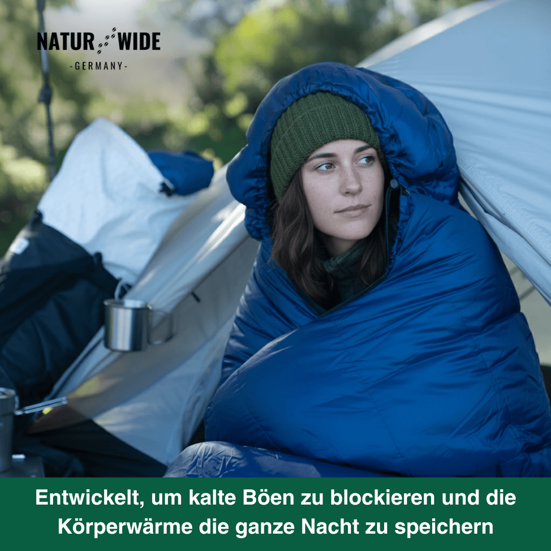 Mumienschlafsack, Komfort bis -1 °C oder -12 °C – Ansicht 5