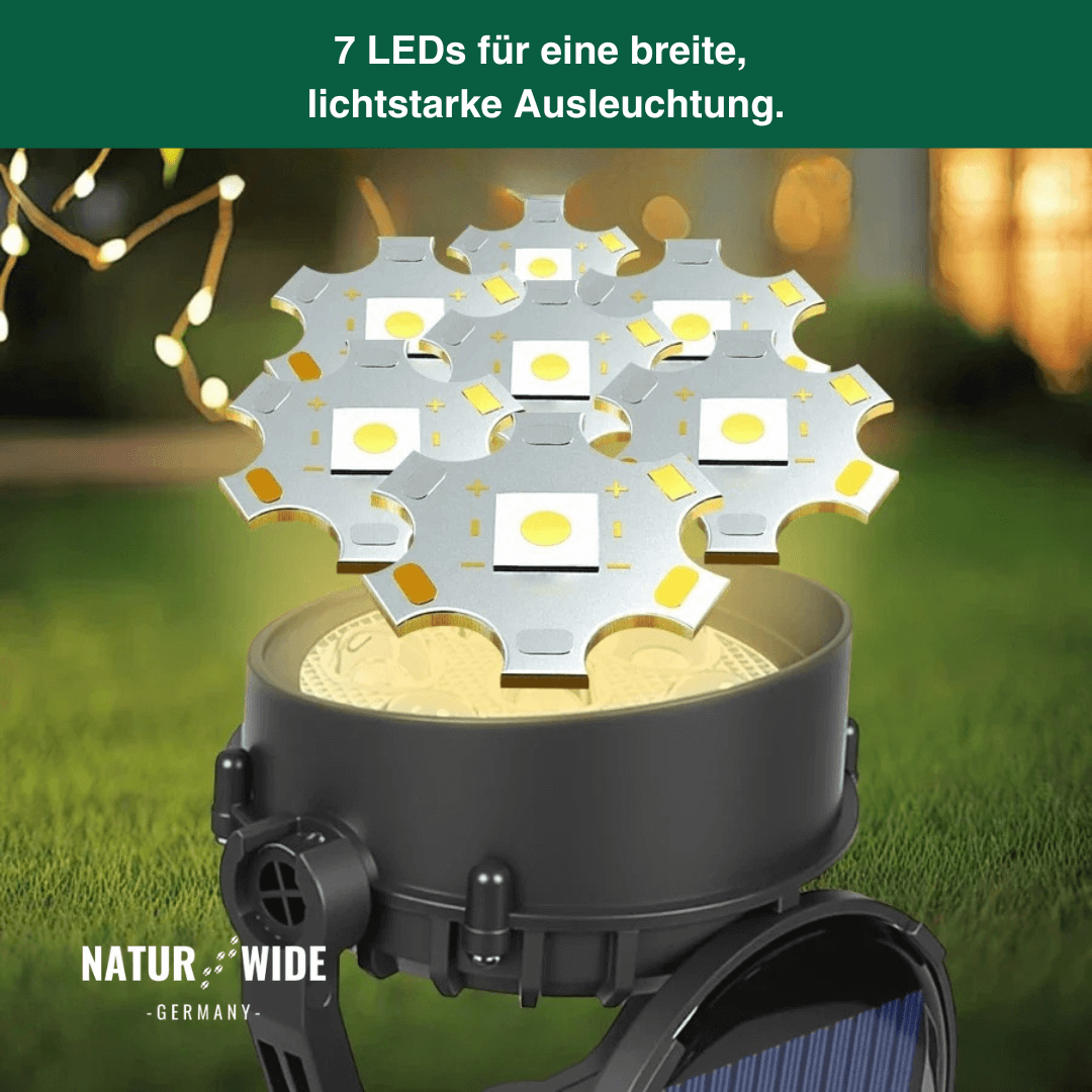 Solar-Gartenstrahler 2er-Set, IP65, verstellbar – Ansicht 14