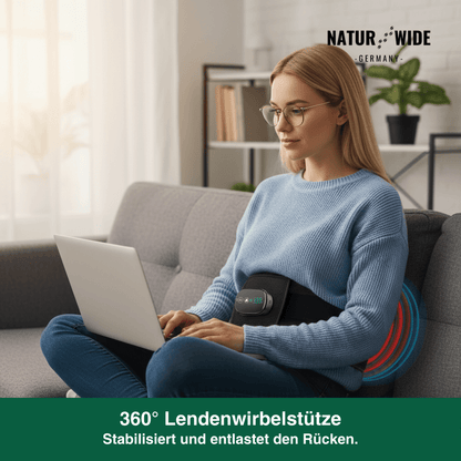 Massagegürtel mit Wärme, Vibration und Rotlicht – Ansicht 12