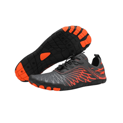 BareFlex Barfußschuhe mit 4-mm-Sohle, Unisex – Orange