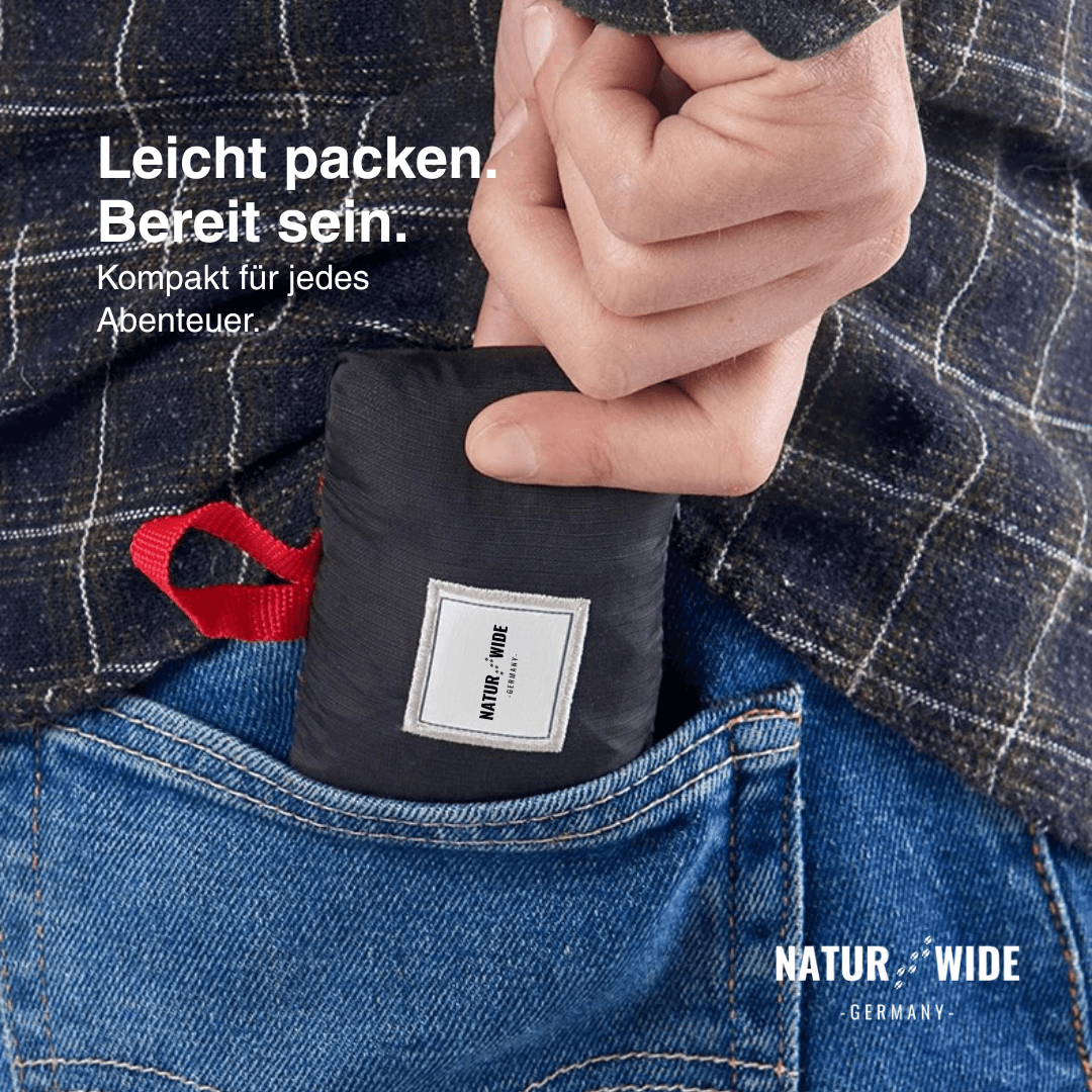 Taschen-Picknickdecke, wasserabweisend, ab 35 g – Ansicht 3