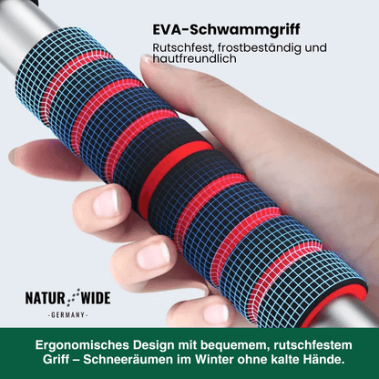 Teleskop-Schneebürste mit Eiskratzer, 2-in-1 – Ansicht 3