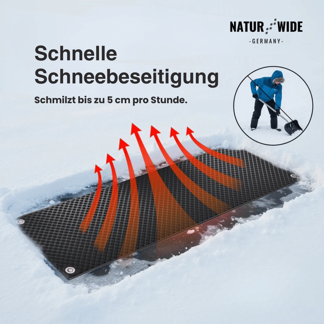 Beheizte Schneeschmelzmatte für Treppe & Weg – Ansicht 3
