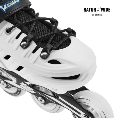 Größenverstellbare Inline Skates mit LED-Rollen – Ansicht 9