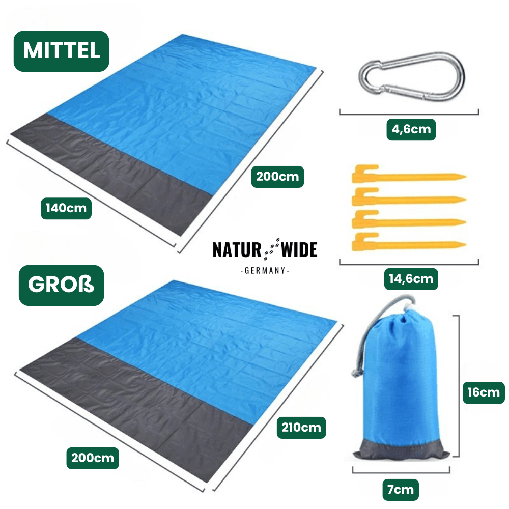Wasserdichte Picknickdecke & Stranddecke – Ansicht 2