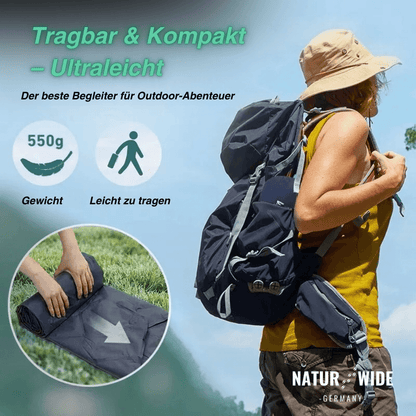 Ultraleichte Isomatte ohne Kopfteil, 550 g – Ansicht 3