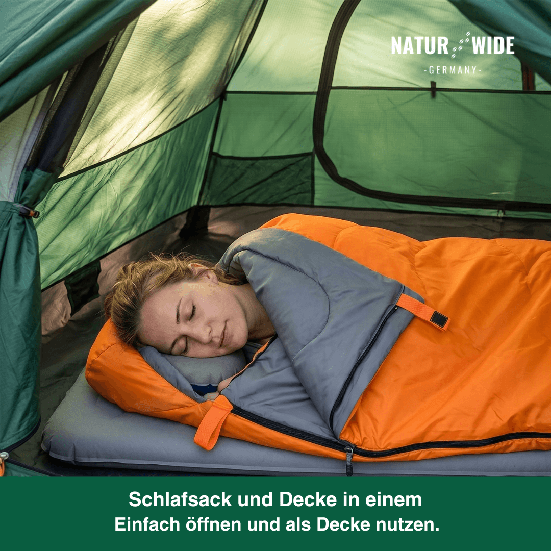 Ultraleichter Deckenschlafsack, 680 g, 15 °C – Ansicht 6