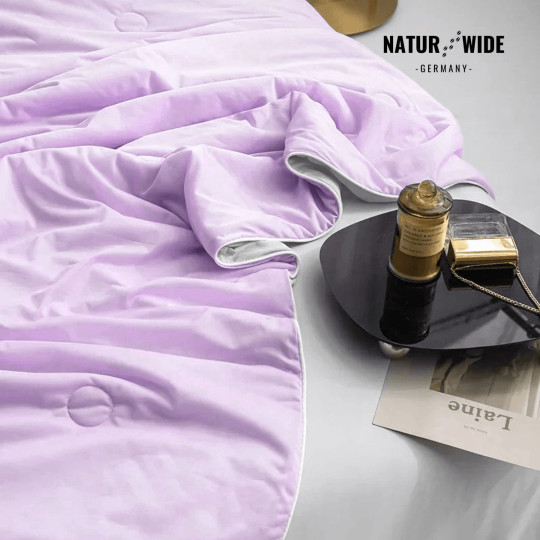 Kühlende Sommerdecke aus Ice Silk, doppelseitig – Ansicht 17