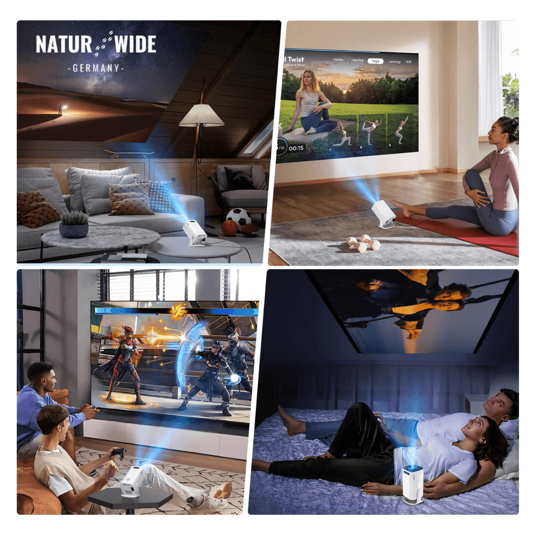 Mini-Beamer mit WLAN, Bluetooth & Android – Ansicht 9