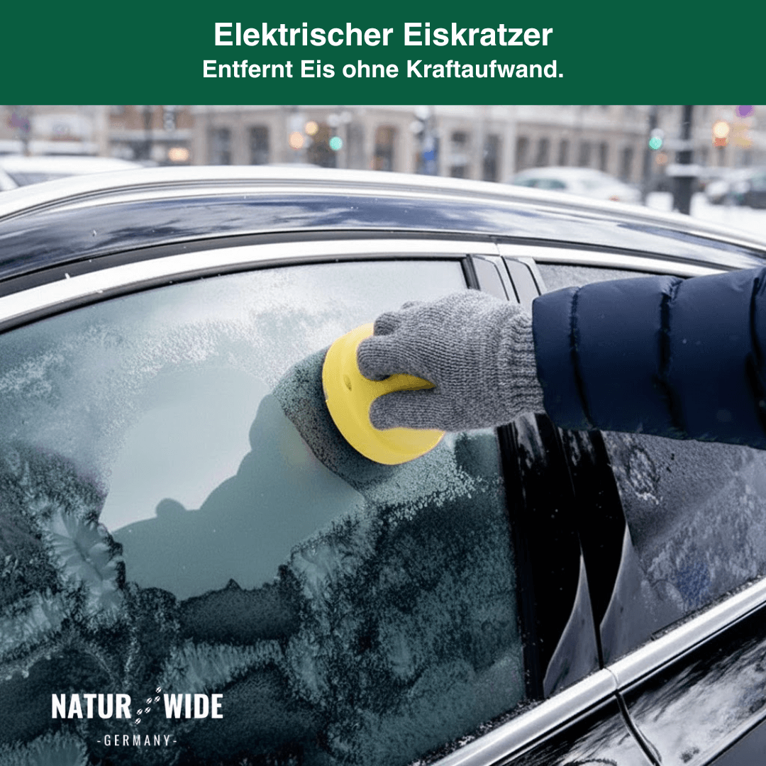 Elektrischer Eiskratzer mit Akku, USB-Ladung – Ansicht 2