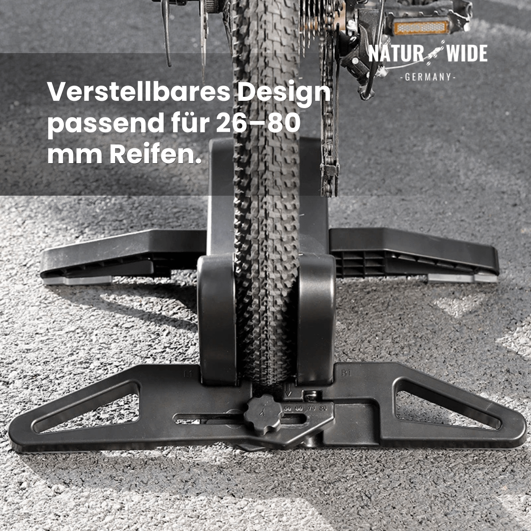 Fahrrad-Bodenständer, verstellbar 30–80 mm – Ansicht 5