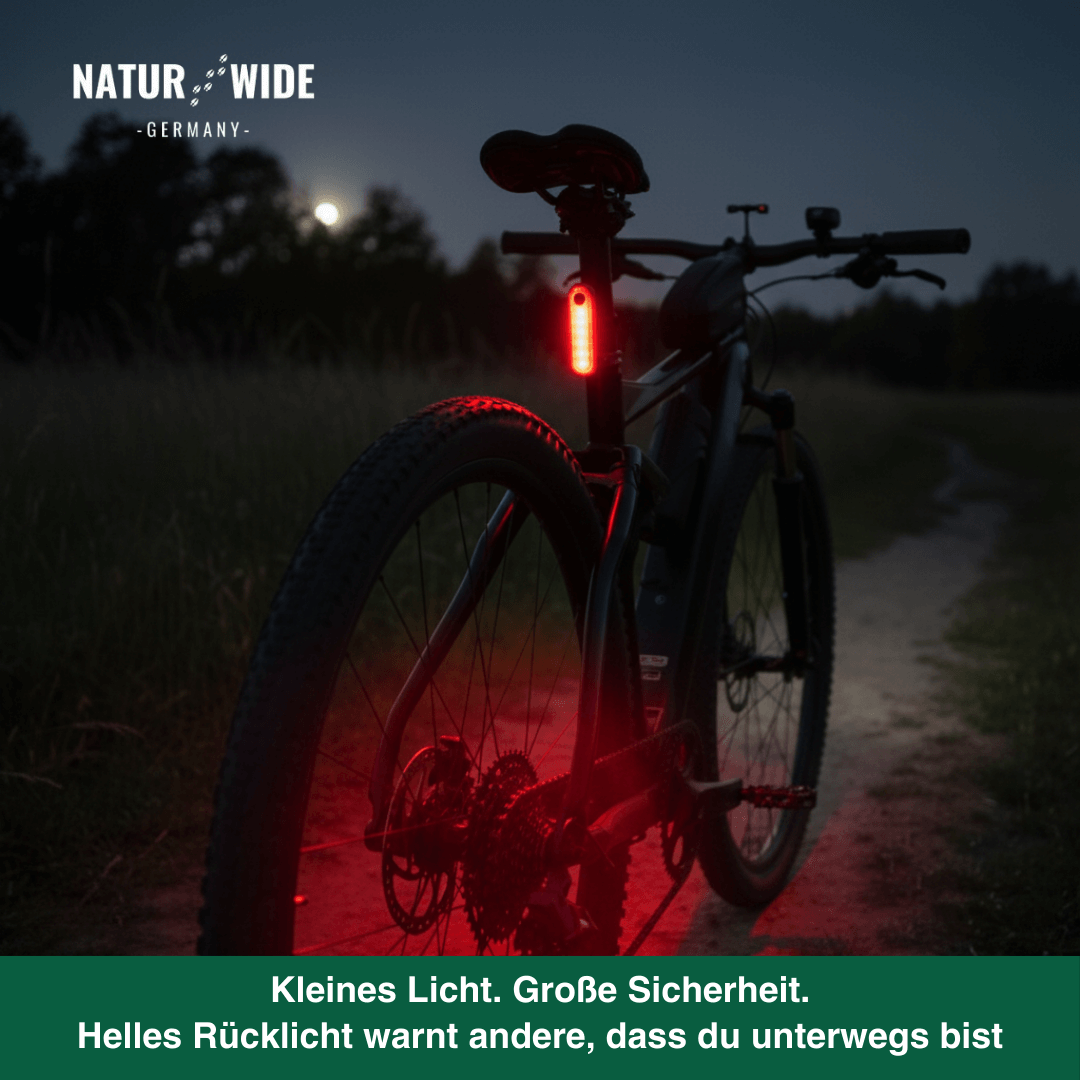 Fahrradlicht-Set mit 1200-Lumen-Frontlicht – Ansicht 19