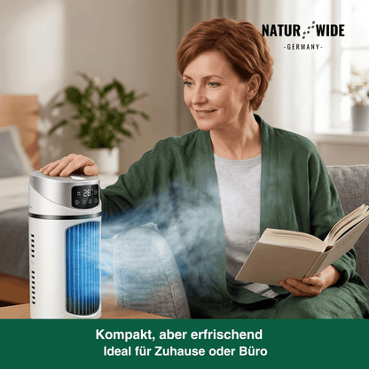 Mini-Luftkühler mit USB, Ventilator & Befeuchter – Ansicht 6