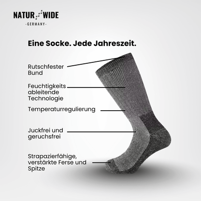 Merino-Wollsocken im 3er-Set, dick & warm – Ansicht 9