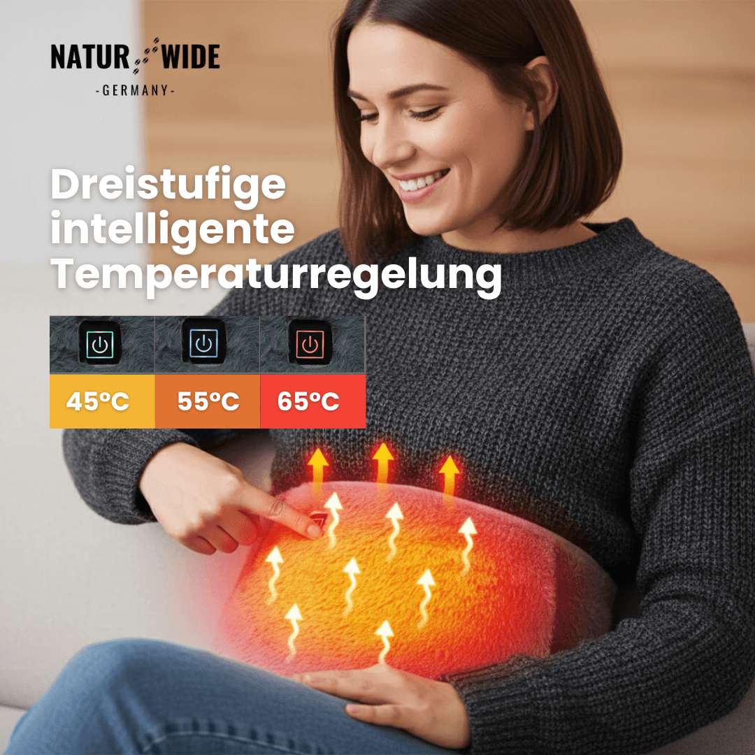 USB-Wärmegürtel mit 3 Heizstufen, 105 cm lang – Ansicht 6