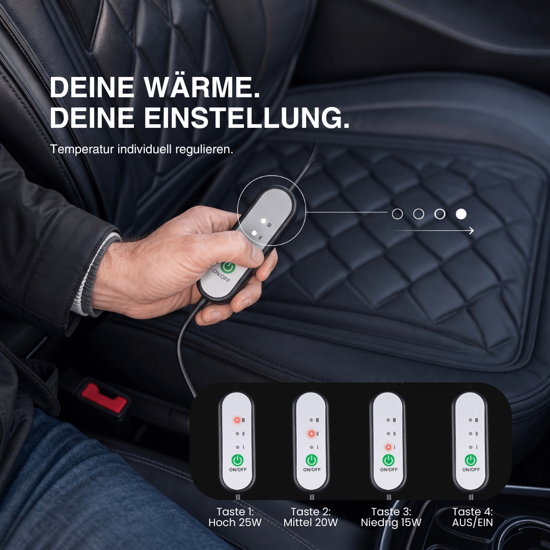 Beheizte Autositzauflage 12 V, warm in 30 Sek. – Ansicht 9