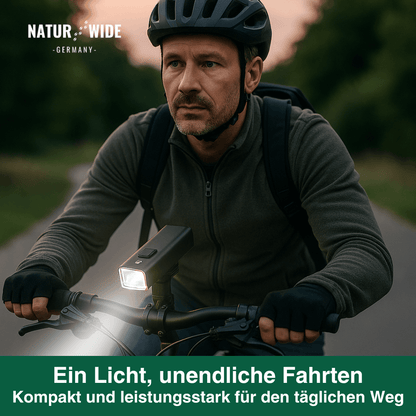 Fahrrad Frontlicht USB, 10.000 mAh mit Powerbank – Ansicht 8