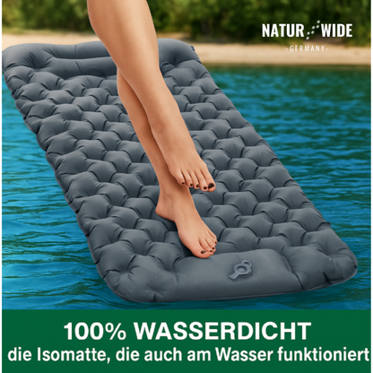 Ultraleichte Isomatte mit Fußpumpe, 8 cm dick – Ansicht 29