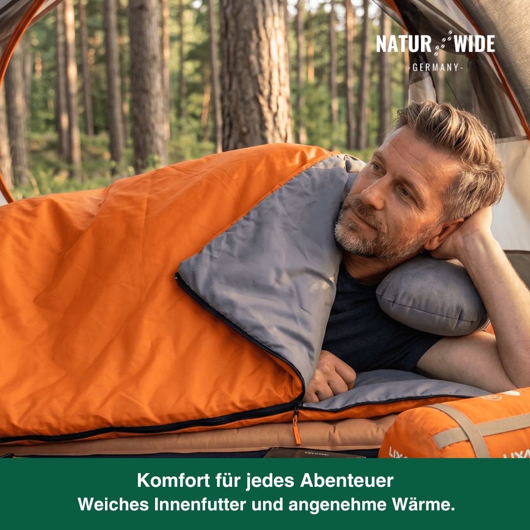 Ultraleichter Deckenschlafsack, 680 g, 15 °C – Ansicht 5