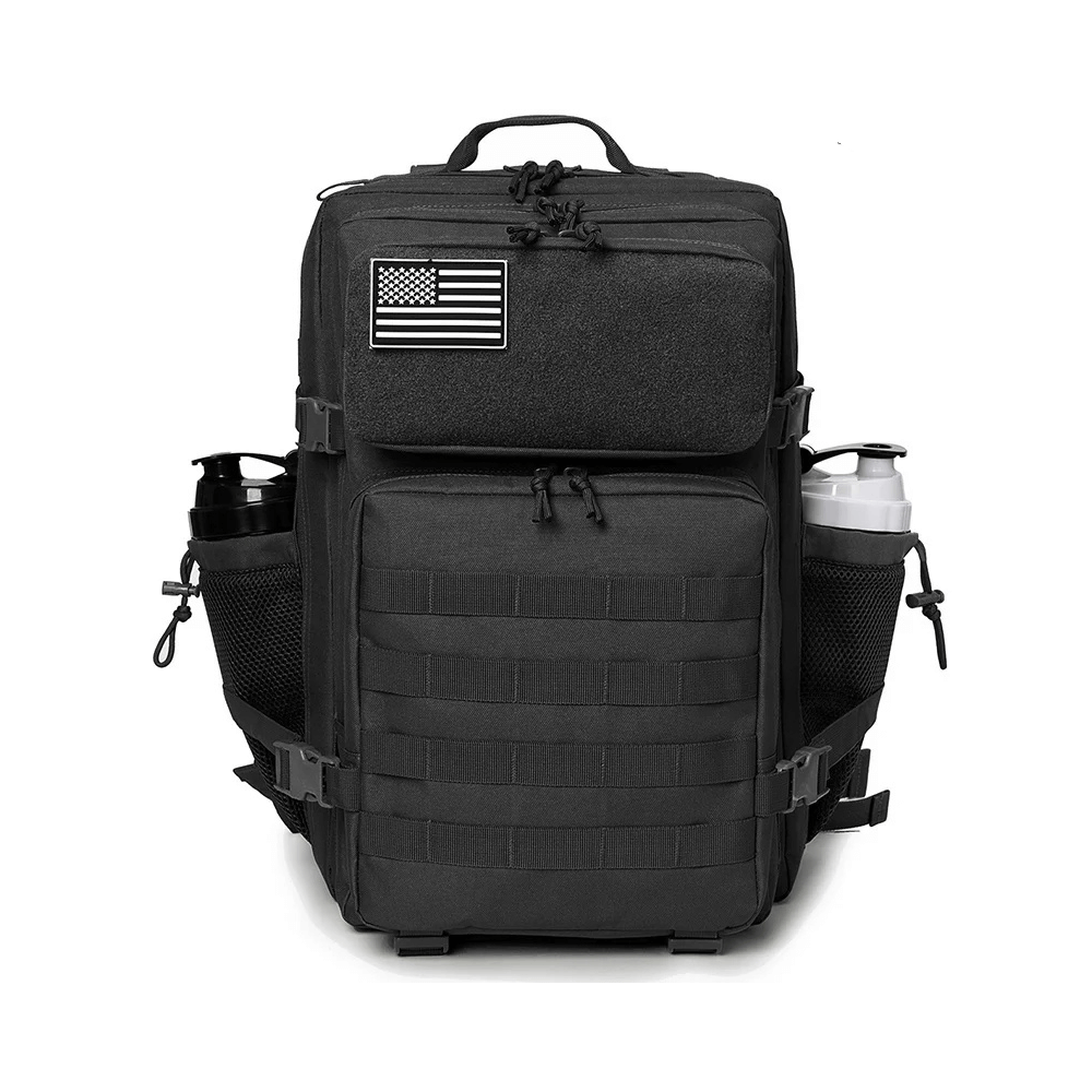 TacticalGear XL: Taktischer Rucksack, MOLLE – Schwarz
