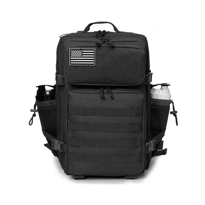 TacticalGear XL: Taktischer Rucksack, MOLLE – Schwarz