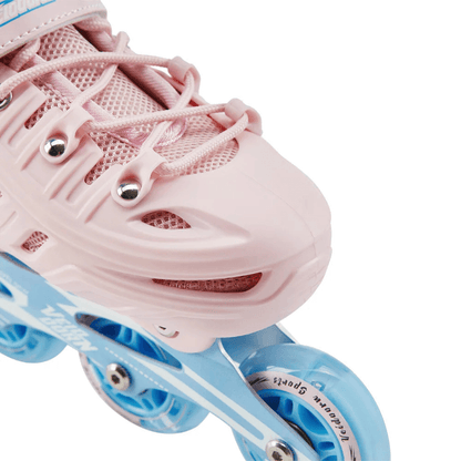 Größenverstellbare Inline Skates mit LED-Rollen – Ansicht 22