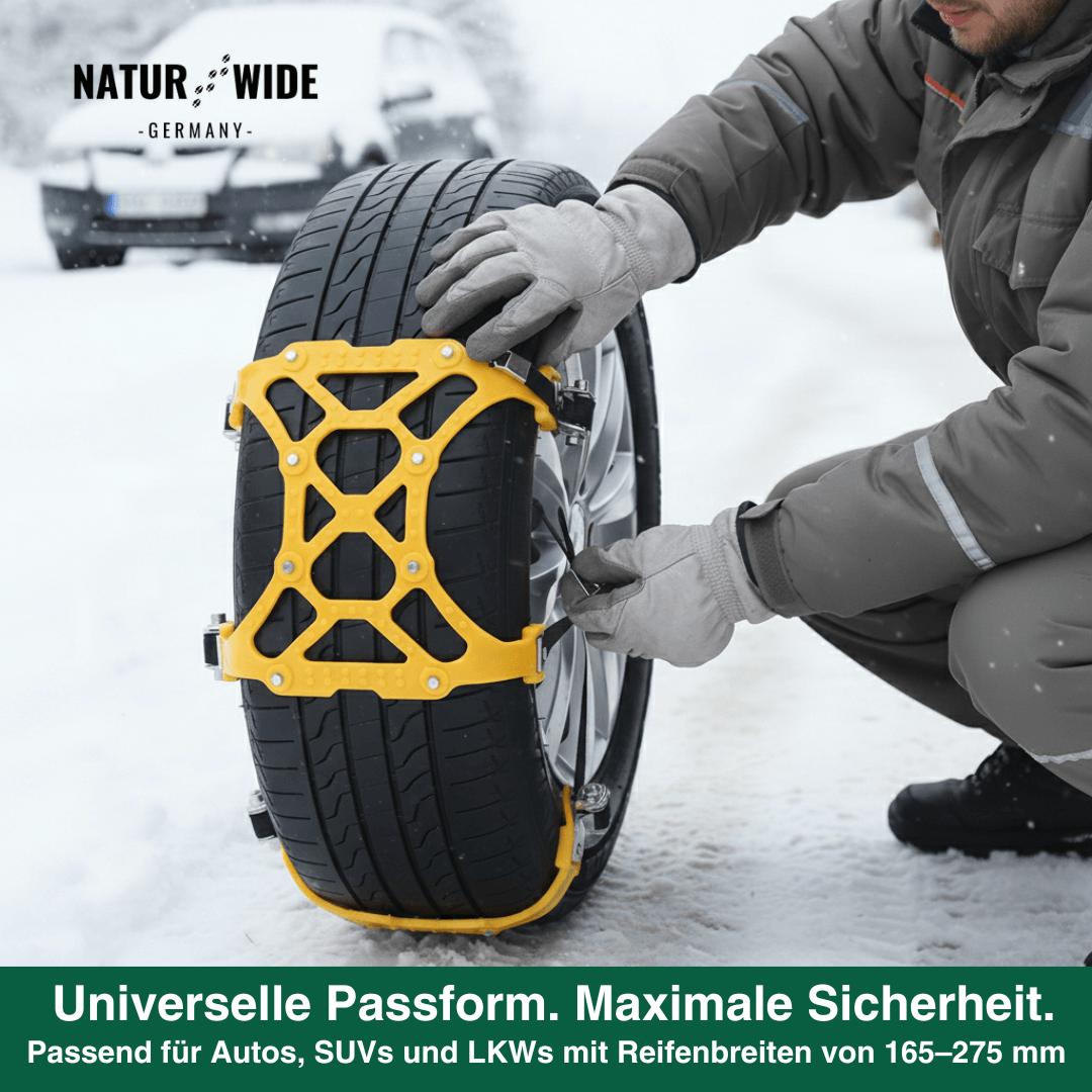 Schnee-Traktionshilfen, 3er-Set für einen Reifen – Ansicht 3