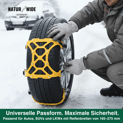Schnee-Traktionshilfen, 3er-Set für einen Reifen – Ansicht 3