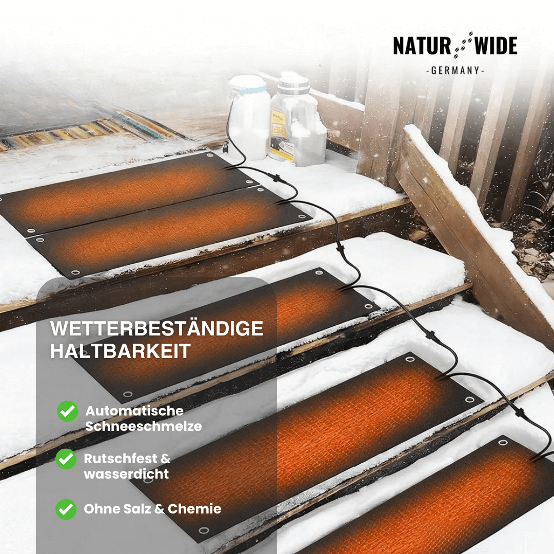 Beheizte Schneeschmelzmatte für Treppe & Weg – Ansicht 11