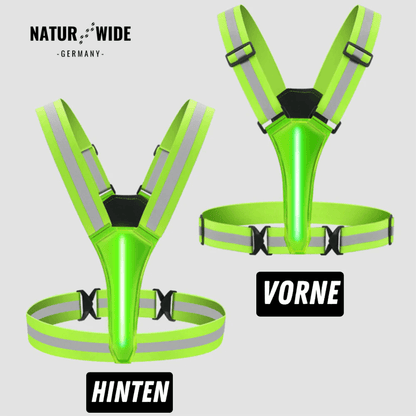 RunSafe LED-Leuchtweste zum Laufen & Radfahren – Ansicht 6