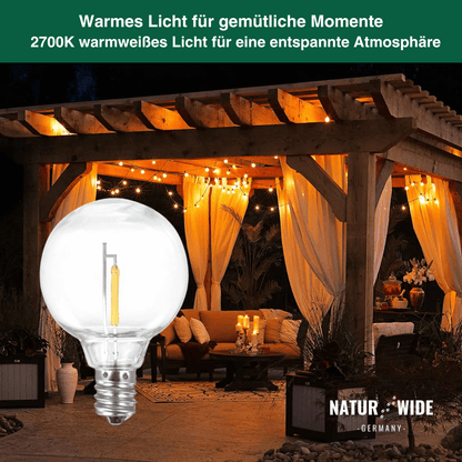 G40 LED-Lichterkette außen, bruchfest, 3–15 m – Ansicht 13