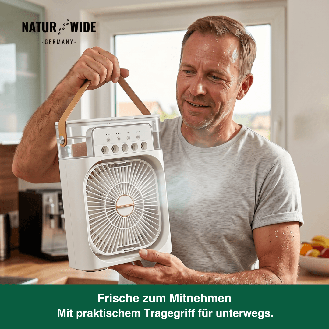 USB-Luftkühler 3-in-1 mit Nebel & LED-Licht – Ansicht 2