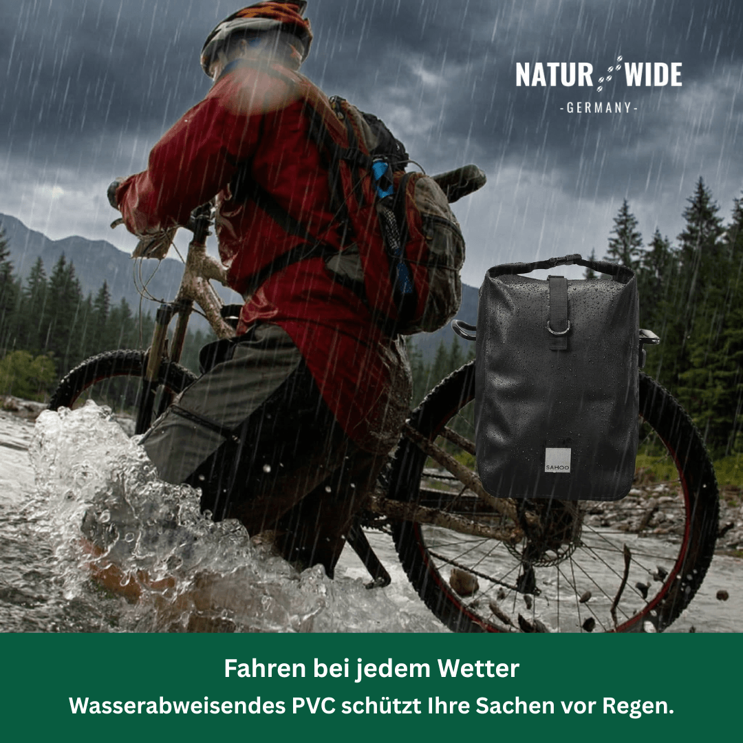 Fahrrad-Packtasche 10 L mit Rollverschluss – Ansicht 7