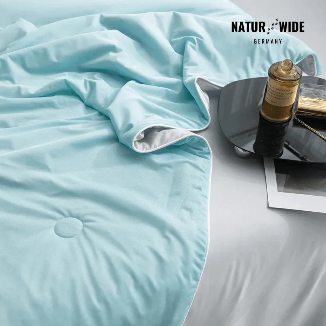Kühlende Sommerdecke aus Ice Silk, doppelseitig – Ansicht 18