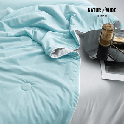 Kühlende Sommerdecke aus Ice Silk, doppelseitig – Ansicht 18