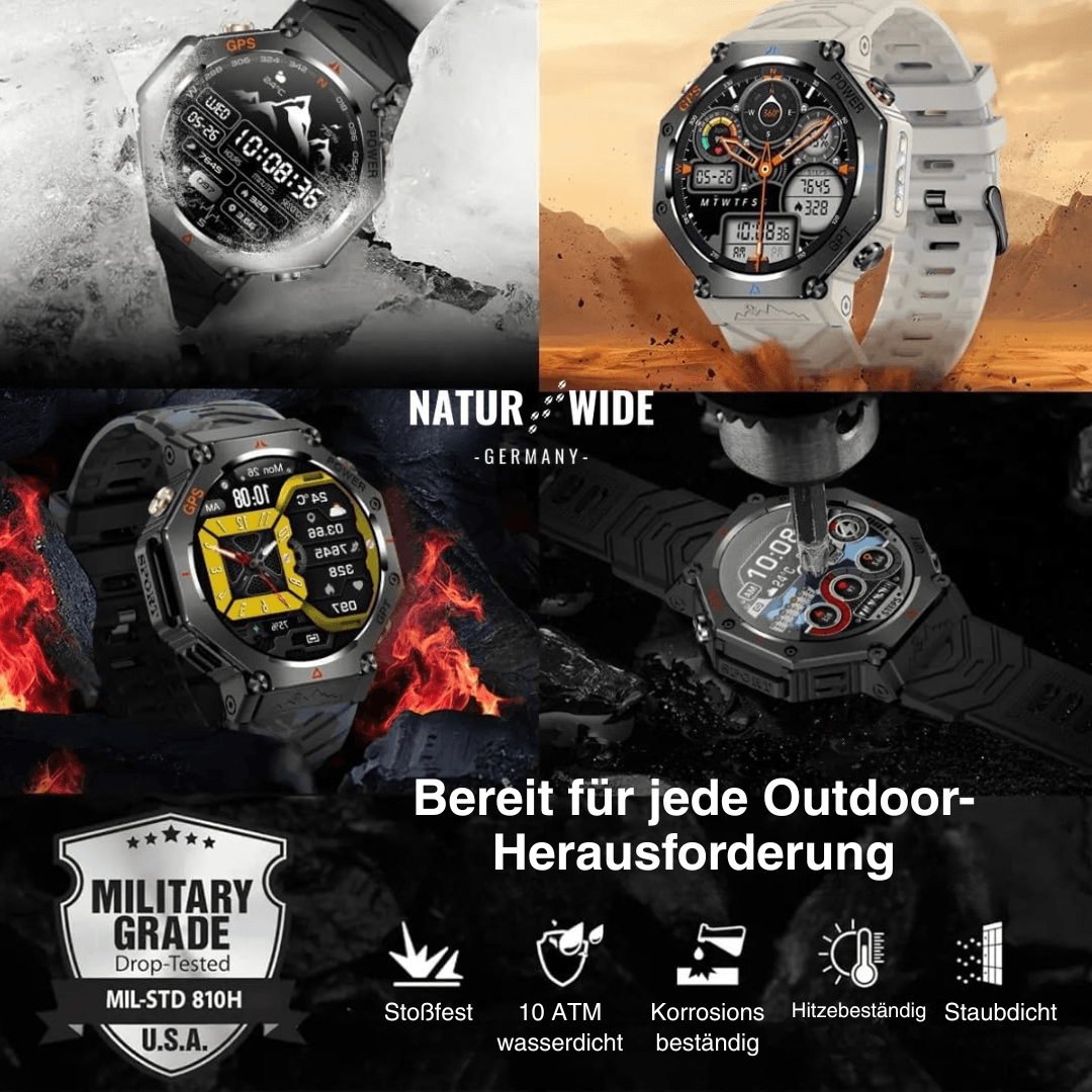 Outdoor-Smartwatch mit GPS, AMOLED & 10 ATM – Ansicht 4