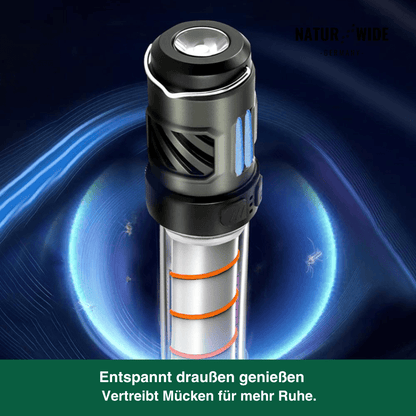 5-in-1-Campinglampe mit Mückenschutz & Stativ – Ansicht 7