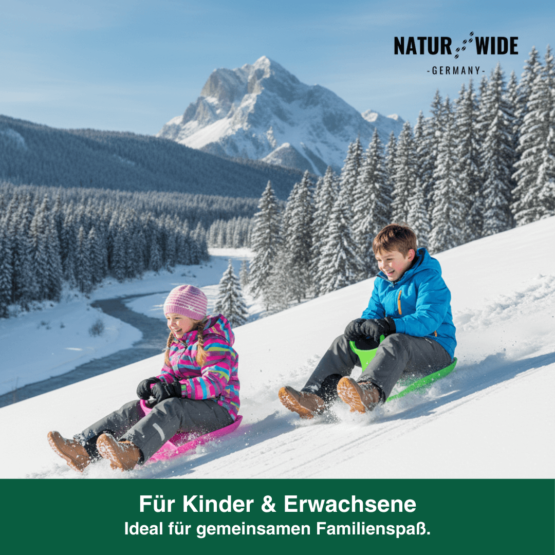 Schneerutscher mit Griffen, Kind & Erwachsene – Ansicht 4