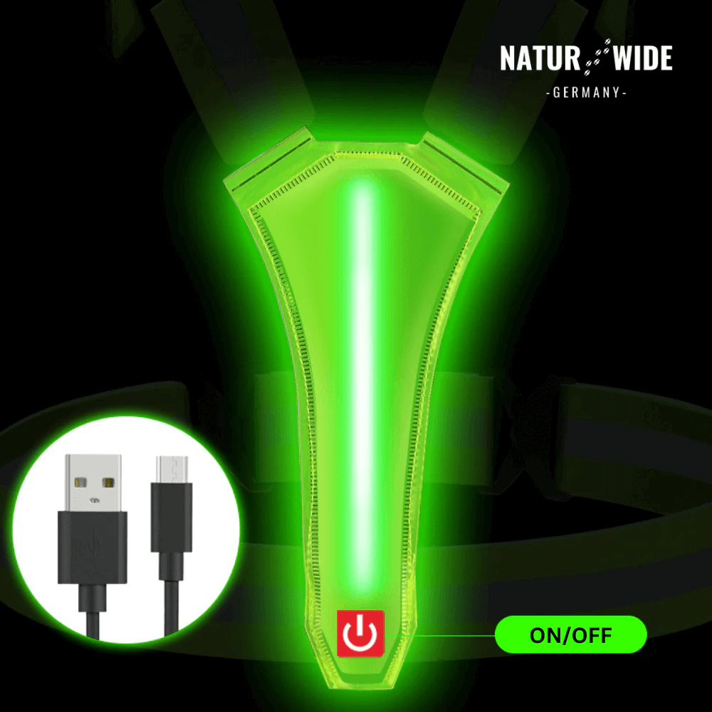 RunSafe LED-Leuchtweste zum Laufen & Radfahren – Ansicht 5