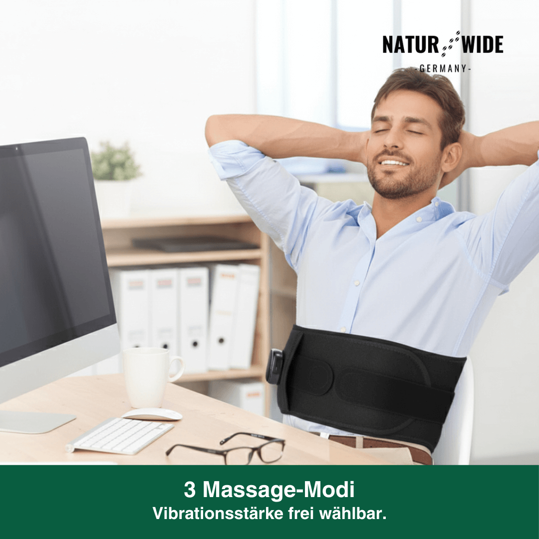 Massagegürtel mit Wärme, Vibration und Rotlicht – Ansicht 9