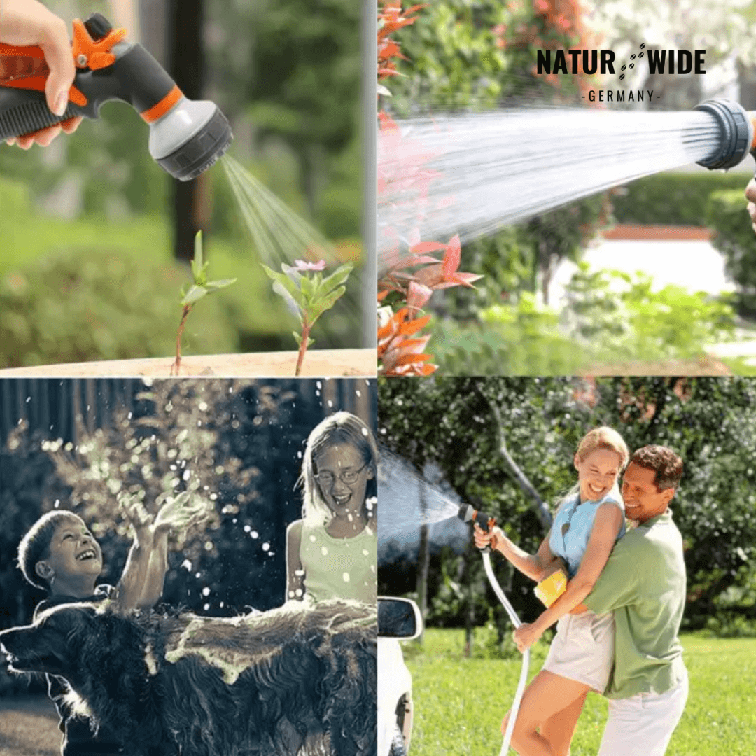 Garten-Handbrause mit 8 Sprühbildern – Ansicht 11