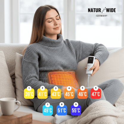 Heizgürtel für Rücken & Bauch, 9 Stufen, Timer – Ansicht 8
