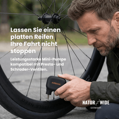 Elektrische Mini-Fahrradpumpe, 6,9 bar, 93 g – Ansicht 4