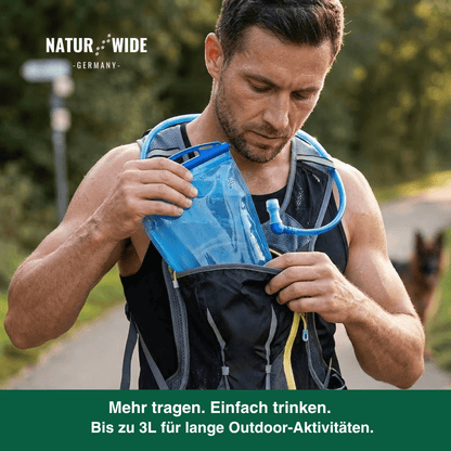 Trinkblase 1,5 / 2 / 3 L, BPA-frei, mit Schlauch – Ansicht 5