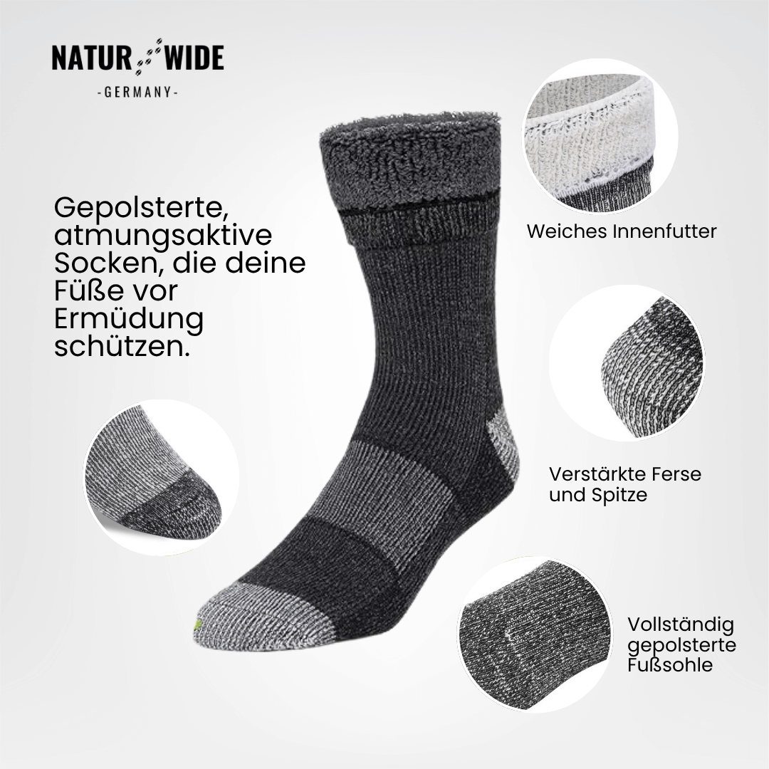 Merino-Wollsocken im 3er-Set, dick & warm – Ansicht 7