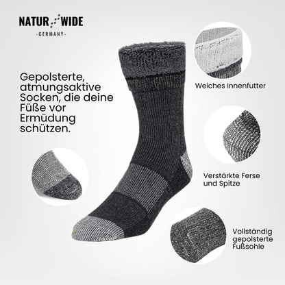 Merino-Wollsocken im 3er-Set, dick & warm – Ansicht 7