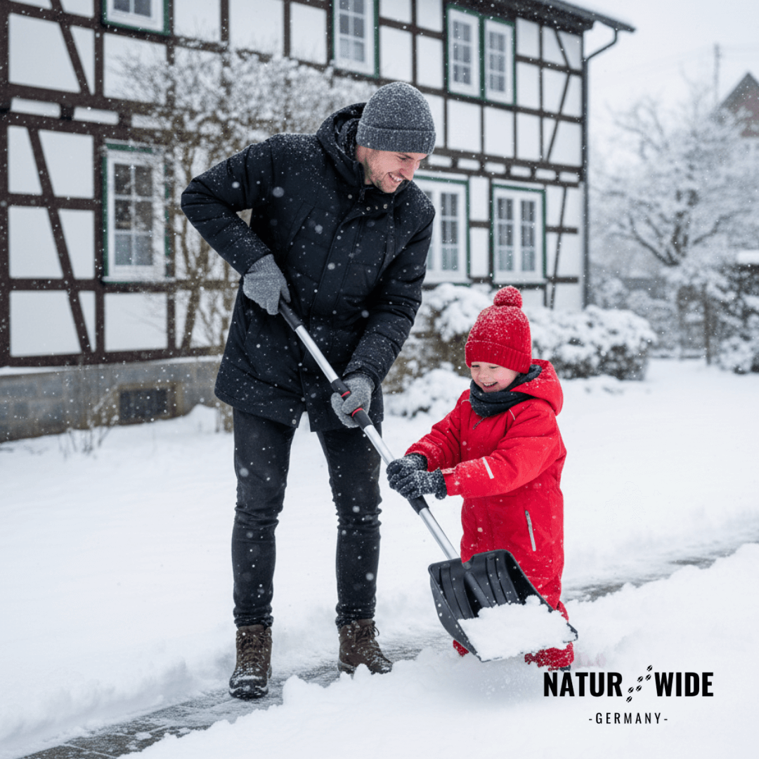 Teleskop-Schneeschaufel fürs Auto, Alu, 1 kg – Ansicht 5