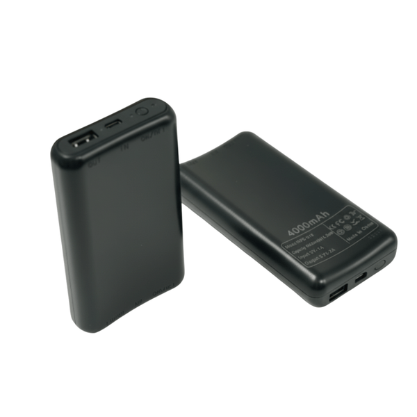 Powerbank-Paar für beheizte Socken – 3,7 V / 2 A, 2×4.000 mAh