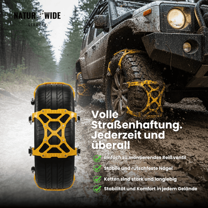 Schnee-Traktionshilfen, 3er-Set für einen Reifen – Ansicht 8
