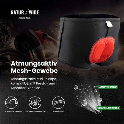 Gepolsterte Radunterhose Herren, 4D-Gelpolster – Ansicht 4